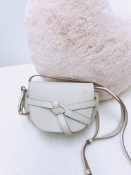 (尖沙咀門市💖) Loewe gate dual mini light beige 淺米色馬鞍包