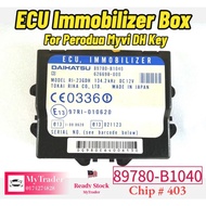 Perodua Myvi ECU Immobilizer DH Box 89780-B1040