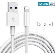 Suntaiho High Quality USB Phone Charger Cable 2.4A 1M 2M Support Data Transmission Cho IPhone IPad