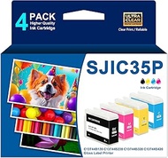 Remanufactured SJIC35P Ink Cartridge C13T44B120 C13T44B220 C13T44B320 C13T44B420 Compatible with Col