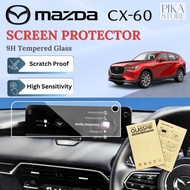 Mazda CX60 Screen Protector Tempered Glass Infotainment Screen Navigation Mazda CX-60 Accessories