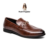 Hush_Puppies รองเท้าผู้ชาย รุ่น สีน้ำตาล Men Formal Shoes Plus Size EU38-46 รองเท้าหนังแท้ รองเท้าทางการ รองเท้าแบบสวม รองเท้าแต่งงาน รองเท้าหนังผู้ชาย Men Formal Shoes Plus Size EU38-46