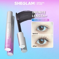 SHEGLAM Flutter Wink Volumizing Mascara Lengthening Long-Lasting No Smudge Thick Volume Eyes Mascara