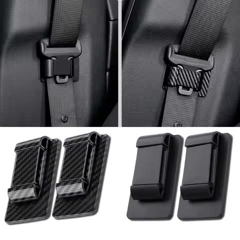2Pcs Universal Seat Belt Holder Stabilizer Fastener Style For VW BMW KIA Honda Nissan Hyundai Univer