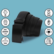 GK Formal Belt REL - Genuine Leather Belt Rail/ Belt Genuine Leather Buckle/ Rail Official Leather B