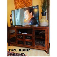 美式簡約復古全實木設計型格電視櫃 呎吋:137w x 47d x71h cm