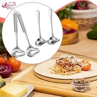 [Abbraccia] 4x Sauce Ladle with Pouring Spout Durability, Easy to Clean, Sturdy Versatile, Premium, 