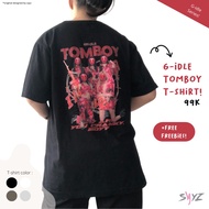 [ READY ] G-IDLE T-SHIRT 'Tomboy' Album Never die ver - Minnie Yuqi Shuhua Miyeon Soyeon Soojin - Gi