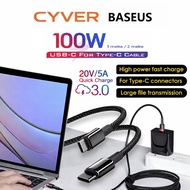 Baseus | Vention 100W USB C To Type C Cable USBC PD Fast Charger Data Cord For Xiaomi 12 Pro Samsung