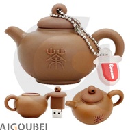 Silicone Teapot Finger Drive Pen Hard Drive USB 2.0 Data Storage Flash Drive 1GB 2GB 4GB 8GB 16GB 32