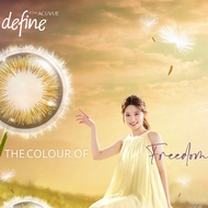 [ 30 Lenses per box  ] ACUVUE® DEFINE Daily Disposable Cosmetic FRESH HAZEL Best Seller Color Contac