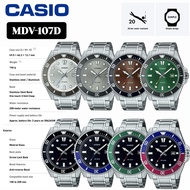 [ OFFICIAL CASIO WARRANTY ] CASIO MDV-107D DURO SERIES STAINLESS STEEL ANALOGUE DIVER'S 200M  WATCH