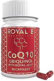 ▶$1 Shop Coupon◀  Ultra-Premium Co-Enzyme Q10 with Royal Jelly, Ubiquinol CoQ10 Capsules for Heart H