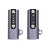 USB-C/Type-C to 2 Pin/4 Pin Magnetic Charging Adapter Spacing 7.62mm Suitable for Bone Conduction Bl