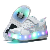 YCS Kick roller shoes Light Led Kick Roller Roll Shoes Kids 10 Design