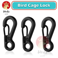 Bird Cage Lock Clips Bird Cage Door Lock Metal Hook Lock for Pigeon Bird Cage Accessories