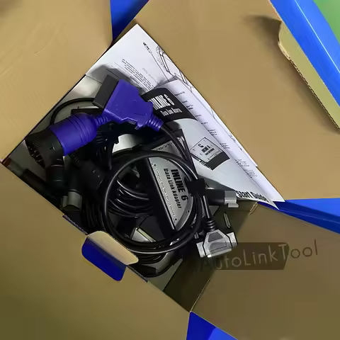 A+++Quality CMS INLINE 6 Data Link Adapter Heavy Duty Diagnostic V8.7 Pro Scanner Truck Professional