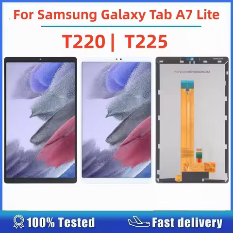 Compatilbe For Samsung Galaxy Tab A7 Lite SM-T220 T220 Wifi SM-T225 LTE T225 LCD Display Screen Touc