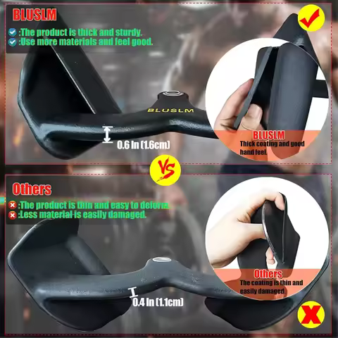 Lat Pulldown Attachment - Multi-Grip T Bar & V Handle for Cable Machine