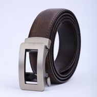 100% Cowhide Leather Men's Autobuckle Zinc Alloy Belt For Men Tali pinggang Lelaki kulit Lembu