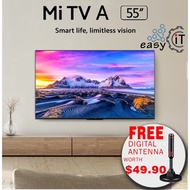 🔥Xiaomi TV | A 55 inch 3 YEARS WARRANTY 4K UHD|Android 10|Hands-free Google Assistant|HDR10+|Stereo Speakers