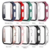 Suitable for Apple Watch Apple Watch 7th Generation Protective Case pc Hard Case Tempered Film Case Integrated Anti-Scratch Case Strap