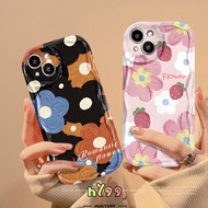 Fresh Flower Case Oil Paint Painting For Oppo A58 A17 A57 A38 A18 A9 A5 2020 A7 A5s A76 A12 A78 A17K