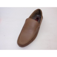 Express polo leather loafer shoes no.90581(khaki)