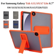 For Samsung Galaxy Tab A9 8.7" A11 8.7" A7 Lite 8.7" Skin-Feel Shockproof Stand Cover SM-X133 X135 X