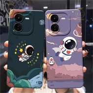 LEBANA - NEWEST IQOO Z9X Case - flexible silicone case with ASTRONAUTS Motif [MY003] IQOO Z9X IQOO Z