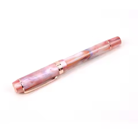 Kaigelu 316A Fountain Pen saffron Acrylic Celluloid Iridium EF F M Nib Classic Pen Beautiful Marble 
