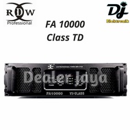 Power Amplifier RDW FA10000 / FA 10000 Class TD - 2 channel