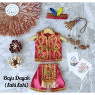 Dayak traditional clothes for children/traditional Dayak clothes for girls/traditional Dayak clothes