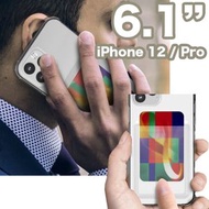 其他品牌 - iPhone 12/12 Pro(6.1吋) 超薄 TPU插卡手機殼 透明 Apple 防滑 手機套 透明軟底