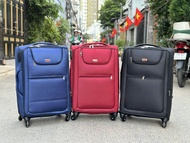 Vali Sam Vải Cao Cấp Vali du lịch siêu nhẹ không lo bể vỡ chống thấm nước thời trang size 20" 24"