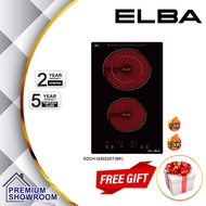 ELBA Ceramic Cooker 2000W+1200W | Electric Cooker | VULKERA GLASS Ceramic Hob EDCH-K3022ST(BK) | elb