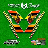 HONDA WIN STRIPING 24 MOTIF/ MODFKU BANDUNG/ WIN 100 STICKER/ WIN 100 VARIATION STICKER/