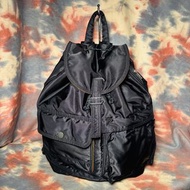 95% new head porter tanker 14L drawstring backpack rucksack navy 深藍色索繩尼龍背囊 書包 背包