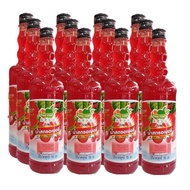 ส่งด่วน! ติ่งฟง น้ำสควอช สตรอว์เบอรี่ 760 มล. x 12 ขวด Ding Fong Strawberry Squash 760 ml x 12 Bottles สินค้าราคาถูก พร้อมเก็บเงินปลายทาง