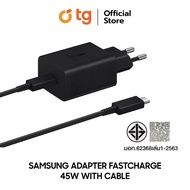 Samsung Adaptor Super Fast Charging 45W(BLACK)  Adapter &USB Type-C to Type-C รับประกันศูนย์ 6เดือน 