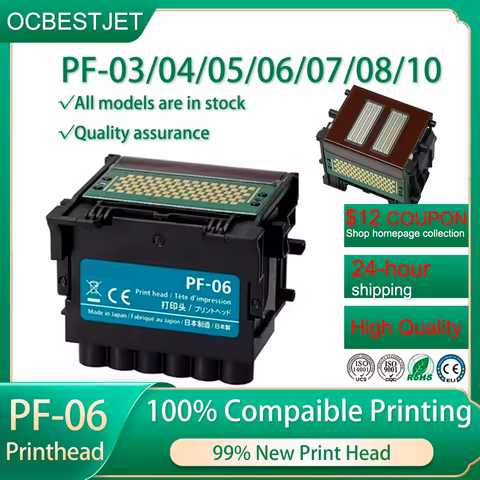 99% RENEW Printhead For Canon PF06 PF04 03 05 07 08 10 Head TM 200 205 300 305 TM-5200 IPF650 IPF655