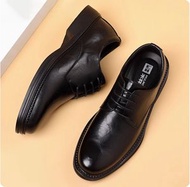 MULINSEN--真牛皮透氣商務鞋【M85333黑色】39-44碼【下單後聯絡客服確認尺碼】