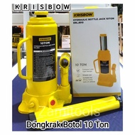 Dongkrak Botol 10 Ton Krisbow/ Dongkrak Mobil 10 Ton