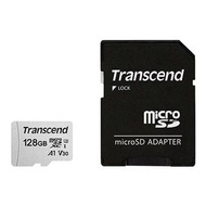 【Transcend 創見】128G microSDXC/SDHC 300S  記憶卡(含轉卡)
