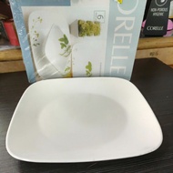 Corelle Square Dinner Plate (White/ Winter Frost)