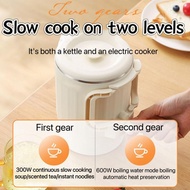 800ml 2-in-1 Small Portable Electric Kettle Travel Multifunctional Rice Cooker 600W Portable Kettle 