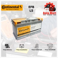 Bateri Kereta / Car Battery - Continental - EFB - L5 - 95AH