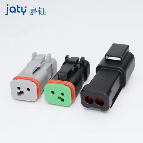 1pcs DJ7022-1.5-11/21 DT06-2S-E003 Deutsch B Type Connector Solenoid Valve Waterproof Plug DT04-2P