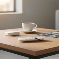 Google TV Chromecast 4K Compatible White Remote  Alat kawalan jauh putih serasi Chromecast 4K Google