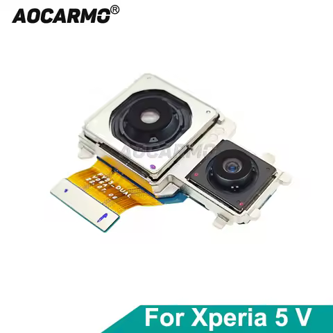 Aocarmo For Sony Xperia 5 V XQ-DE54 XQ-DE72 X5V Back Main Ultra-Wide Camera Module Flex Cable Repair